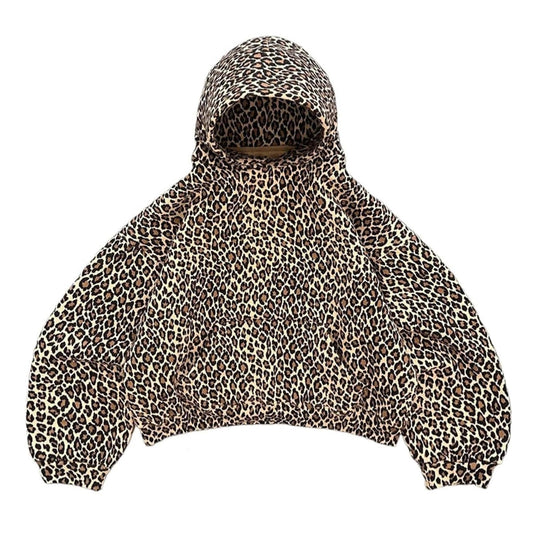 CHEVRIC | Vintage Leopard Slouch Hoodie