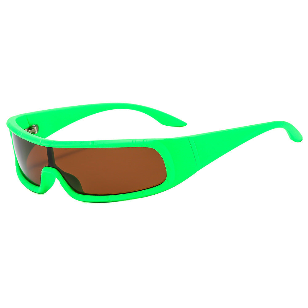 CHEVRIC | "Y2K" Cyber Shield Sunglasses