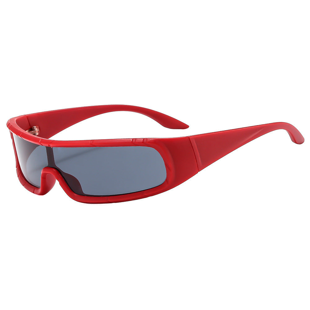 CHEVRIC | "Y2K" Cyber Shield Sunglasses