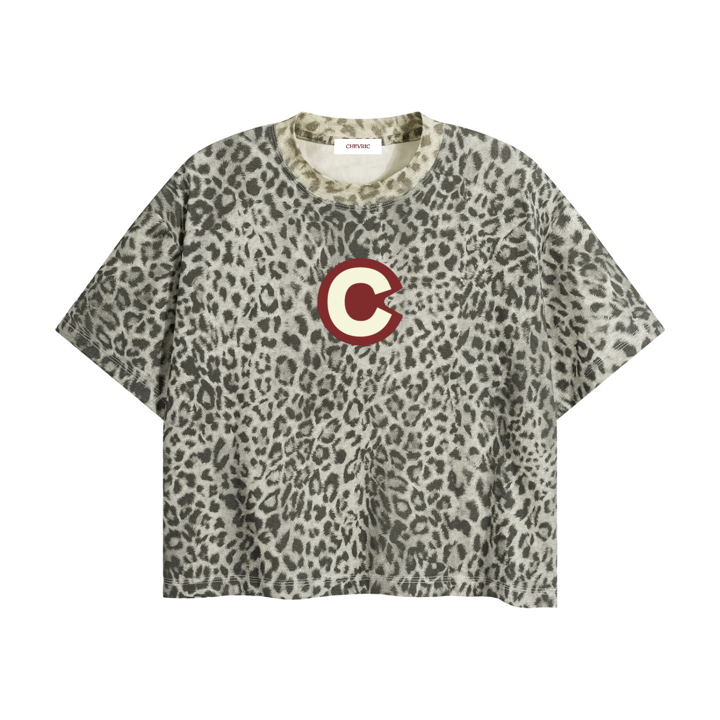 Heritage Boxy Leopard Tee