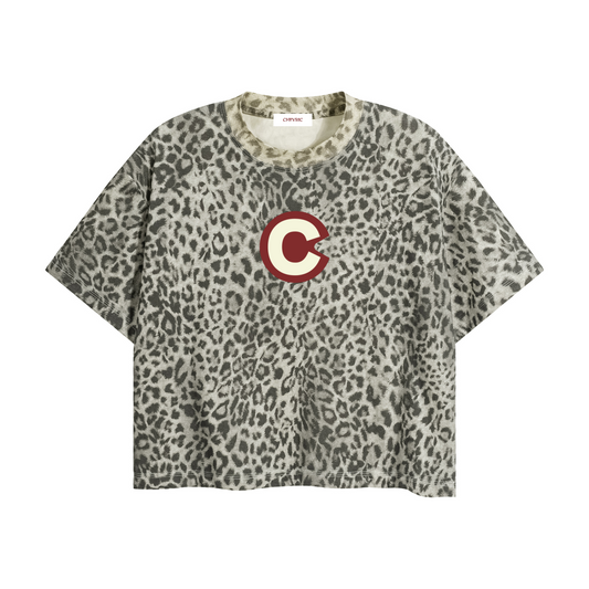 Heritage Boxy Leopard Tee