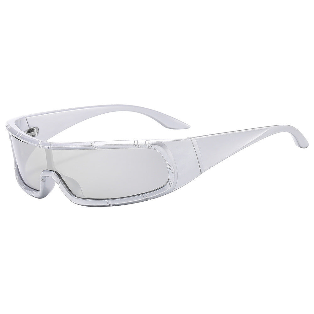 CHEVRIC | "Y2K" Cyber Shield Sunglasses