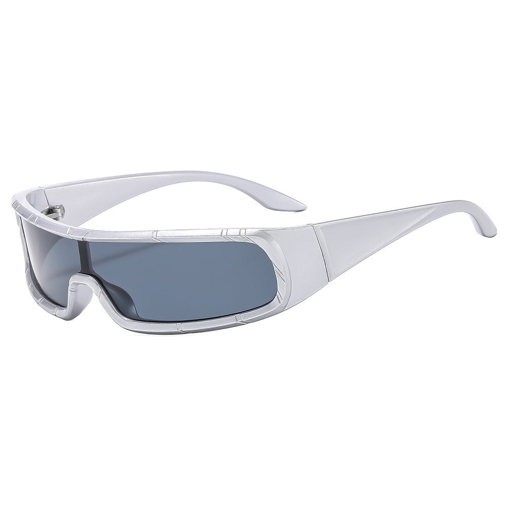 CHEVRIC | "Y2K" Cyber Shield Sunglasses
